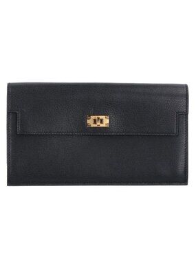 Hermes Kelly Pocket Long Chevre Wallet